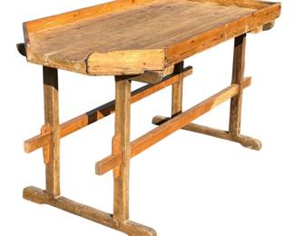 An Exceptional French Pine Work Table