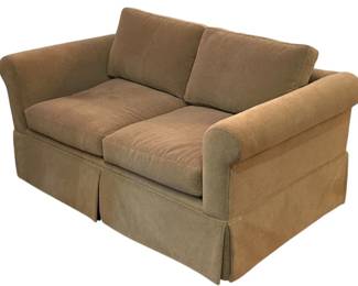 Custom Mohair Loveseat