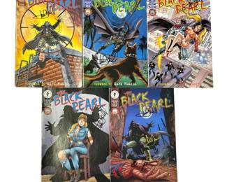 Autographed MARK HAMILL, ERIC JOHNSON "The Black Pearl" Comic Book Set