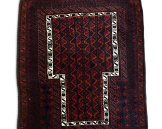Antique Baluch Prayer Rug