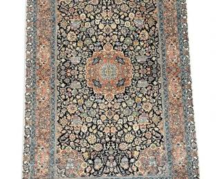 Antique Persian Silk Tabriz Rug
