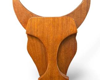 Brutalist Mid Century Bull Sculpture