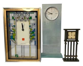 Collection FRANK LLOYD WRIGHT Bulova Quartz Clocks