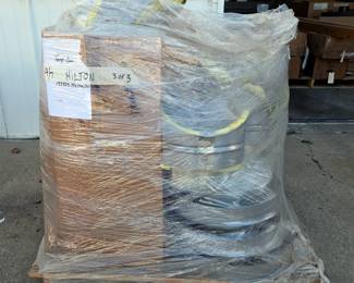 Paint Grip Insulated Spiral Take Offs, Various Sizes, Uncounted, And End Caps, Uncounted, Contents Of Pallet