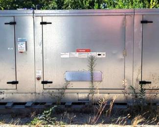 Rupp Air Systems Direct Industrial Air Heater With Sloped Filtered Intake 