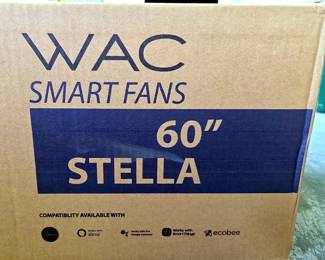 WAC Smart Fans 60" Stella F-056/F-056L Ceiling Fan With Downrod