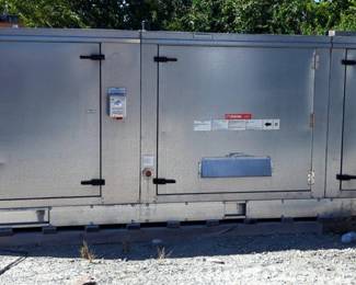 Rupp Air Systems Direct Industrial Air Heater With Sloped Filtered Intake 