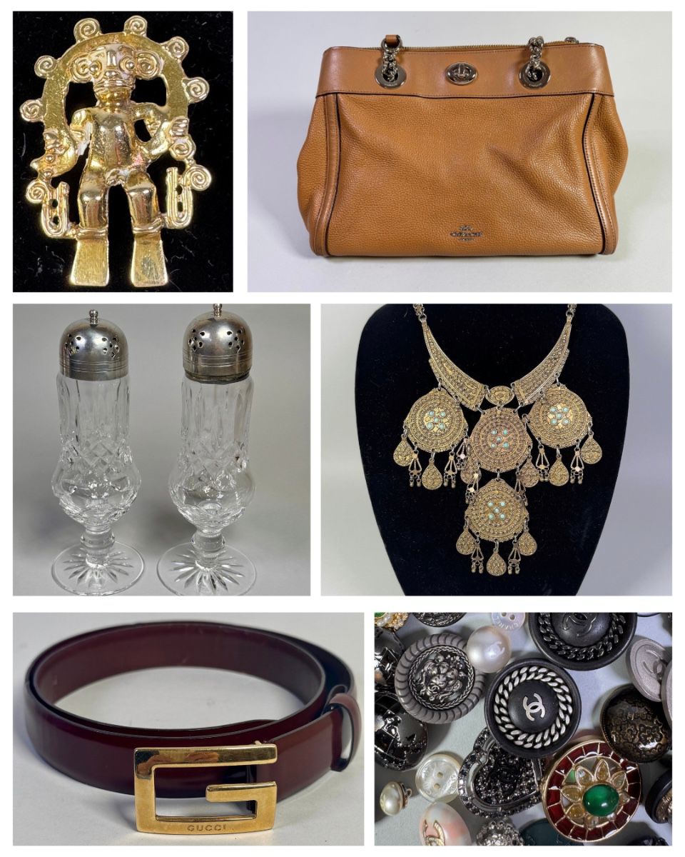14K GOLD, STERLING SILVER, HERMES, GUCCI, WATERFORD, CHANEL, MACKENZIE-CHILDS, TIFFANY & CO. and MORE