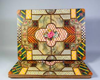 MacKenzie Childs Placemats, Marked MacKenzie Childs By Pimpernel