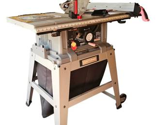 The Ultimate Workshop Upgrade Craftsman 10 Table Saw with Stand Bonus Blade