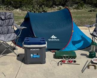 Complete Camping Gear Bundle... Coleman, Quechua Igloo
