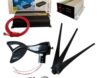 OffGrid Power Bundle Nature Power 400W Wind Turbine Controller Xantrex XPower 1000W Inverter