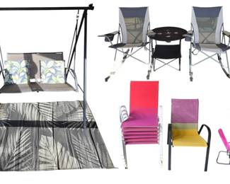 Large Outdoor Patio Deck Seating Collection