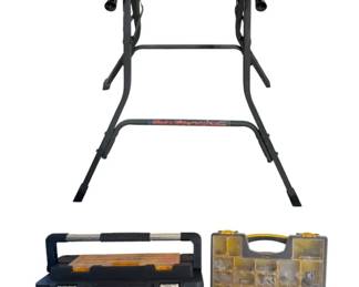HoneyDo Tool Bundle 22 Keter Utility Box, Hardware Organizers 50 Tools