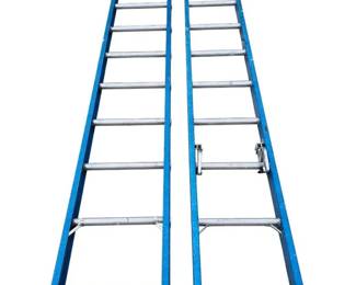 Keller 4900 Series Model 4924 24Foot Fiberglass Extension Ladder Type II Commercial Duty
