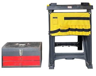 Ultimate Starter Homemaker Hand Tool Bundle Vintage PennCraft 2Drawer Toolbox 50 Tools
