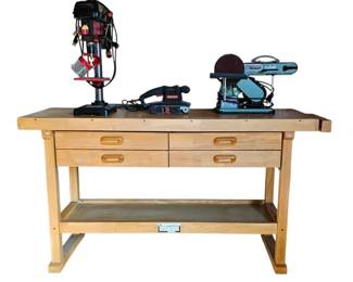 Ultimate Stationary Shop Power, Sanding Workbench Package