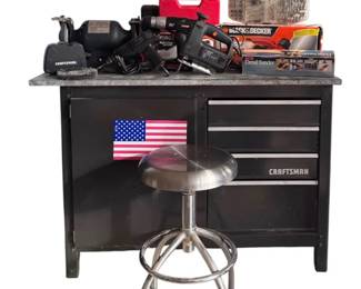 The Ultimate Garage Starter Kit HeavyDuty Workbench, Grinder ProGrade Tool Arsenal