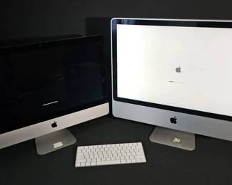 Bundle Apple iMac 21.5 A1418 iMac 24 A1225 Both 1TB, Working Apple Magic Keyboard