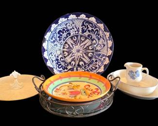 Artisan Serving Pieces Talavera, Lenox, Vicki Carrell Pfaltzgraff