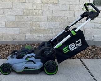 EGO Power Lm2130sp 56Volt 21Inch Cordless SelfPropelled Lawn Mower Great Condition