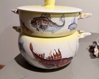 Bouillabaisse pot assembly (France)