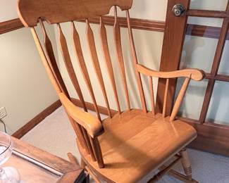 Vintage maple rocker