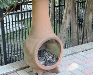 terra cotta chiminea