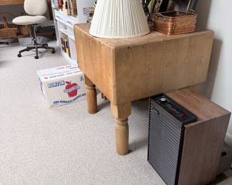 Antique butcher block 