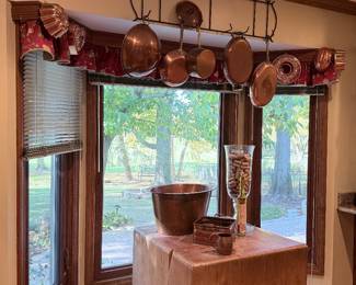Antique butcher block