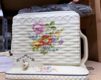 Poercelier Vintage ceramic toaster