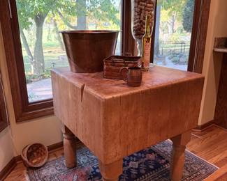 Antique Butcher block