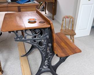 Old school desk