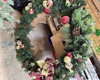 Frontgate wreath (we have 2 - approx. 48”)