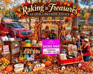Rake in Treasures at our Lakeside Estate