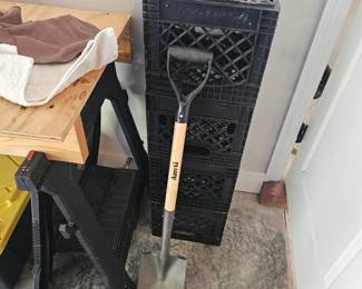 Shovel 8.00 crate 3.00 each