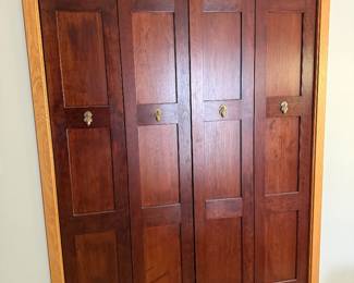 3 sets of closet folding doors