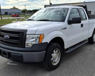 2014 Ford F-150 XL Pickup Truck, Extended Cab, VIN# 1FTEX1EM8EKE25576, Miles Showing On Odometer 159405, Kansas Title