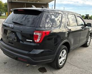 2018 Ford Explorer Interceptor SUV, VIN# 1FM5K8AT1JGB58911, Miles Showing On Odometer 108347, Kansas Title