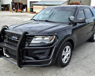 2018 Ford Explorer Interceptor SUV, VIN# 1FM5K8AT1JGB58911, Miles Showing On Odometer 108347, Kansas Title