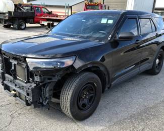 021 Ford Explorer Interceptor SUV, VIN# 1FM5K8AC6MNA16098, Miles Showing On Odometer 86002, Kansas Title