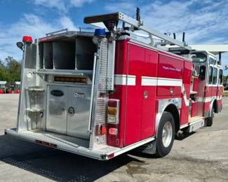 2003 E-ONE Fire Truck, VIN# 4EN3AAA8131005954, Miles Showing On Odometer 141914, Kansas Title