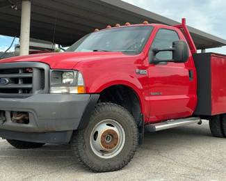 2002 Ford F-350 Super Duty Truck, VIN# 1FDWF37F92EC28245, Mileage Showing On Odometer 104780, Kansas Title 
