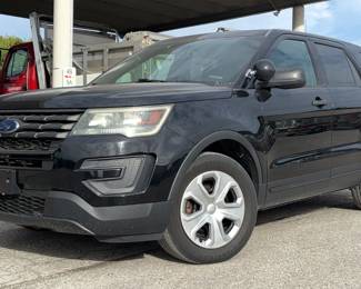 2017 Ford Explorer Interceptor SUV, VIN# 1FM5K8AT3HGC66750, Mileage Showing On Odometer 136259, Kansas Title