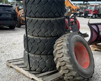  Maxam MS906 12-16.5 Tire, 32”, and Galaxy Super Side Wall 12x16.5 Tire, 30”, Qty 4, Total Qty 5 
