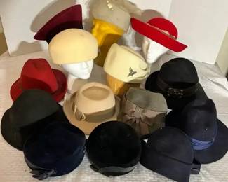 Vintage Wool Felt Hats