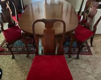 Lammerts Dining Room Set Table 6 Chairs