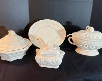 White Serving Dishes