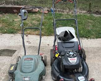 Black Decker Electric 18 Mower, Craftsman Self Propelled Mower