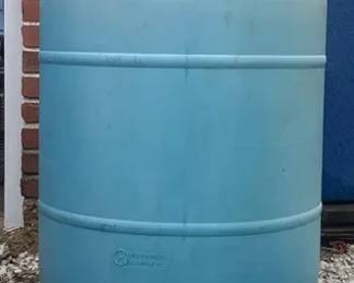 55 Gallon Plastic Blue Drum